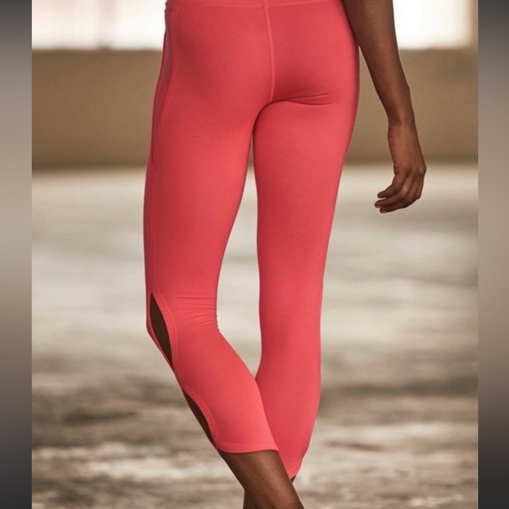 FP Movement by Free People High Rise Infinity Cropped Leggings - Coral